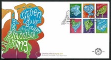 NETHERLANDS 2011 Two FDC s Green topics SG05 