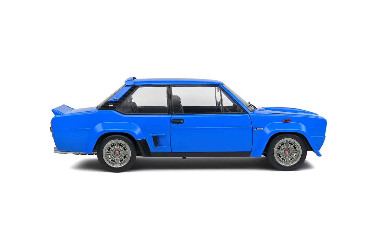 1980 FIAT 131 ABARTH RALLY STREET BLUE 1:18 MODEL by SOLIDO