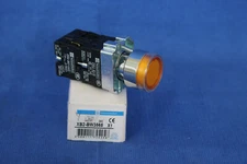 Telemecanique compat XB2-BW3565 + 2x ZB2-BE101C/102C, yellow, momentary, LED 24V