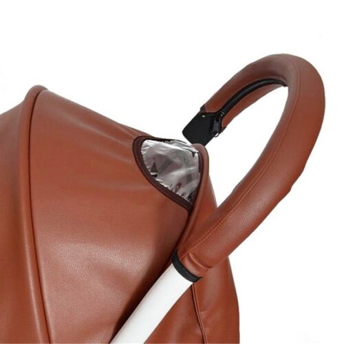 Baby Stroller Armrest Bar Cover Pu Leather Protective Covers Armrest Handle - Imagen 1 de 9