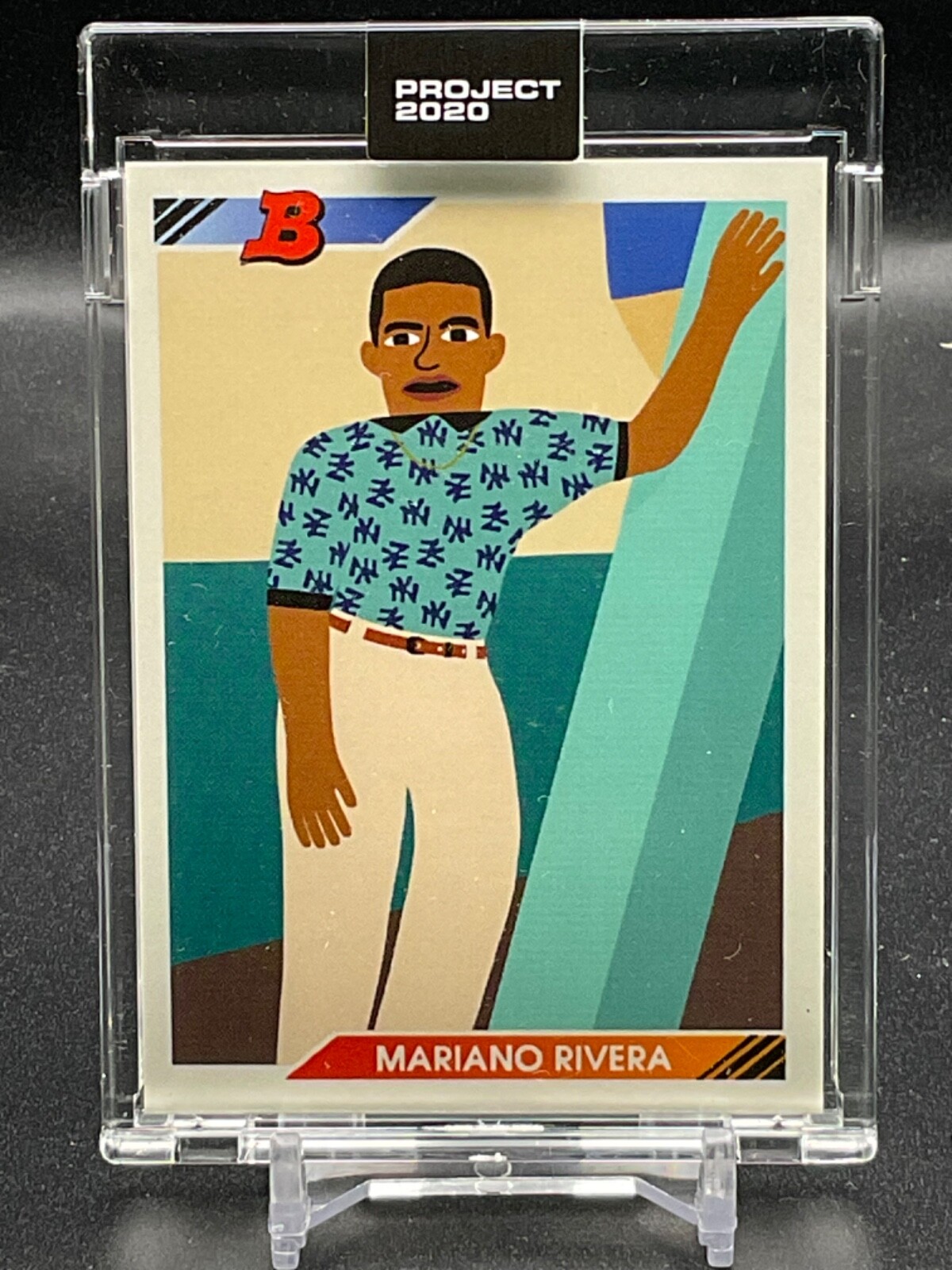 Mariano Rivera Topps Project 2020 Baseball Card #72 by Keith Shore PR of 9545