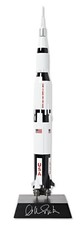 Star Trek William Shatner Signed Apollo Rocket Model with Personally Signed COA