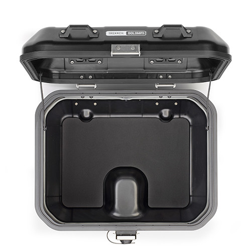 GIVI DLM30B TOP BOX CASE + 1111FZ RACK + M8B schwarze Linienplatte TREKKER DOLOMITI - Bild 10 von 12