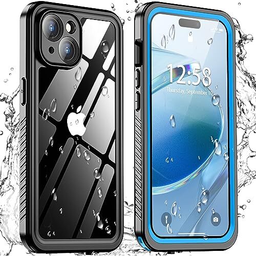 Oneagle for iPhone 15 Case Waterproof Shockproof IP68 WaterproofBuilt-in Scre...-image