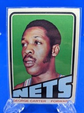 George Carter 1972 Topps Basketball Card #197 NBA Nets Excellent
