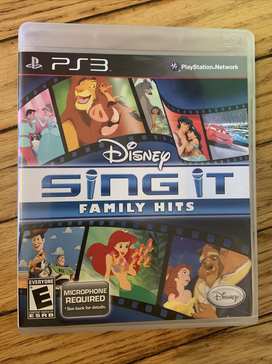 Disney sing it 2024 family hits ps3