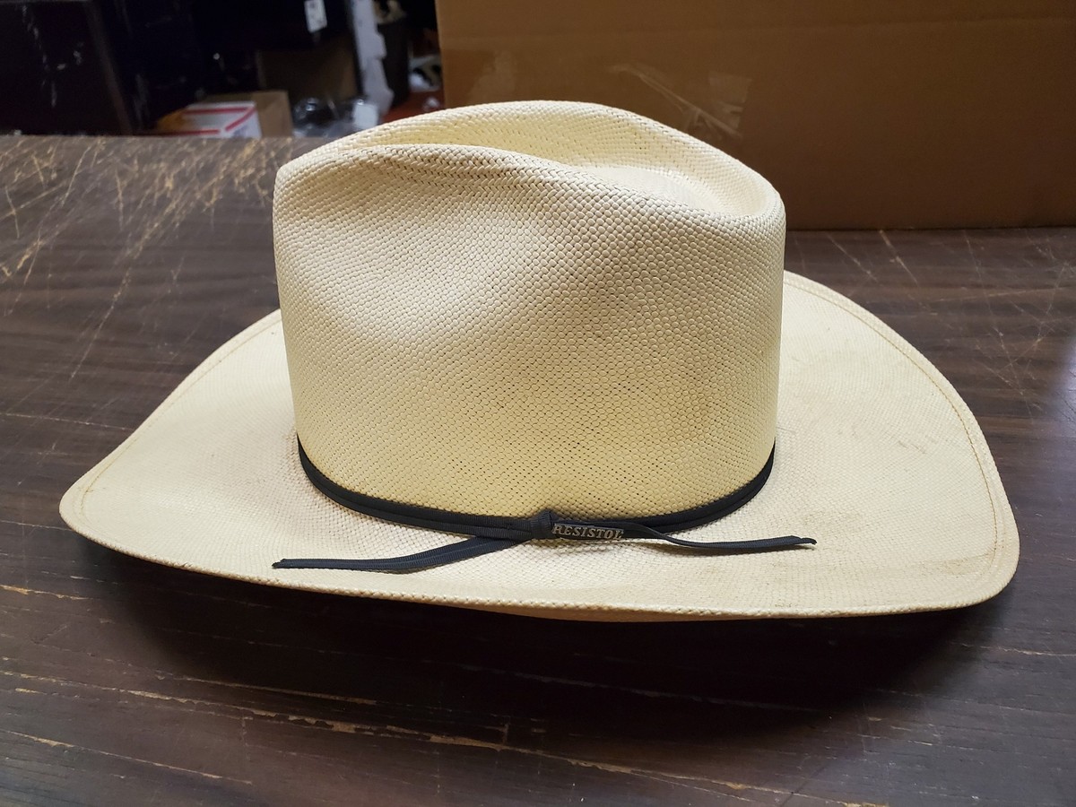 Vtg Resistol Self Conforming Western Cowboy Hat Size 7 Lusters