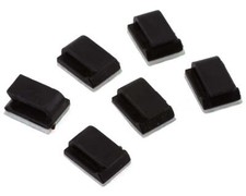 DragRace Concepts DRC710 Self Adhesive Wire Clips Black  6 