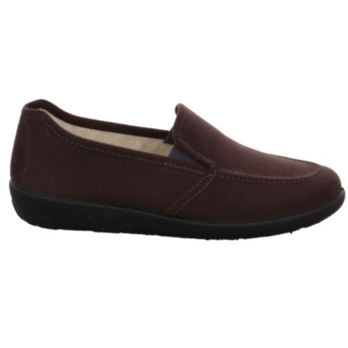 ROHDE Ballerup Damen Flache Hausschuhe Pantoffel Microvelour Schurwollfutter - Picture 17 of 35