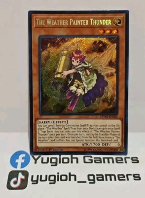 YUGIOH THE WEATHER PAINTER THUNDER SECRET SPWA-EN033 1 ST EDITION LIGHT PLAYED | eBay YUGIOH THE WEATHER PAINTER THUNDER SECRET SPWA-EN033 1 ST EDITION LIGHT PLAYED | eBay