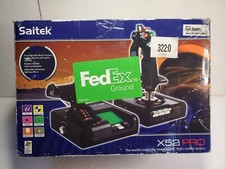 Logitech Saitek X52 PRO Flight Control System In Original Box - READ 
