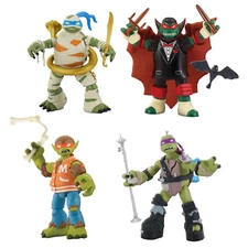 Teenage Mutant Ninja Turtles Monster Mutant Figures Soft Bundle 4-Pack