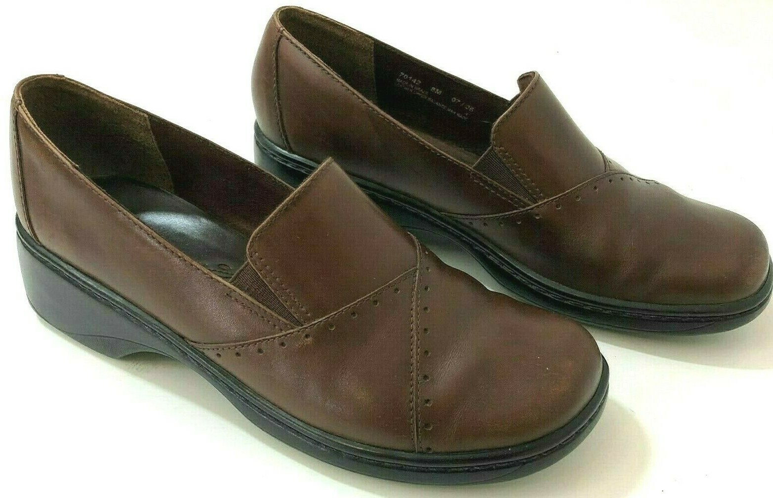 clarks brown loafers