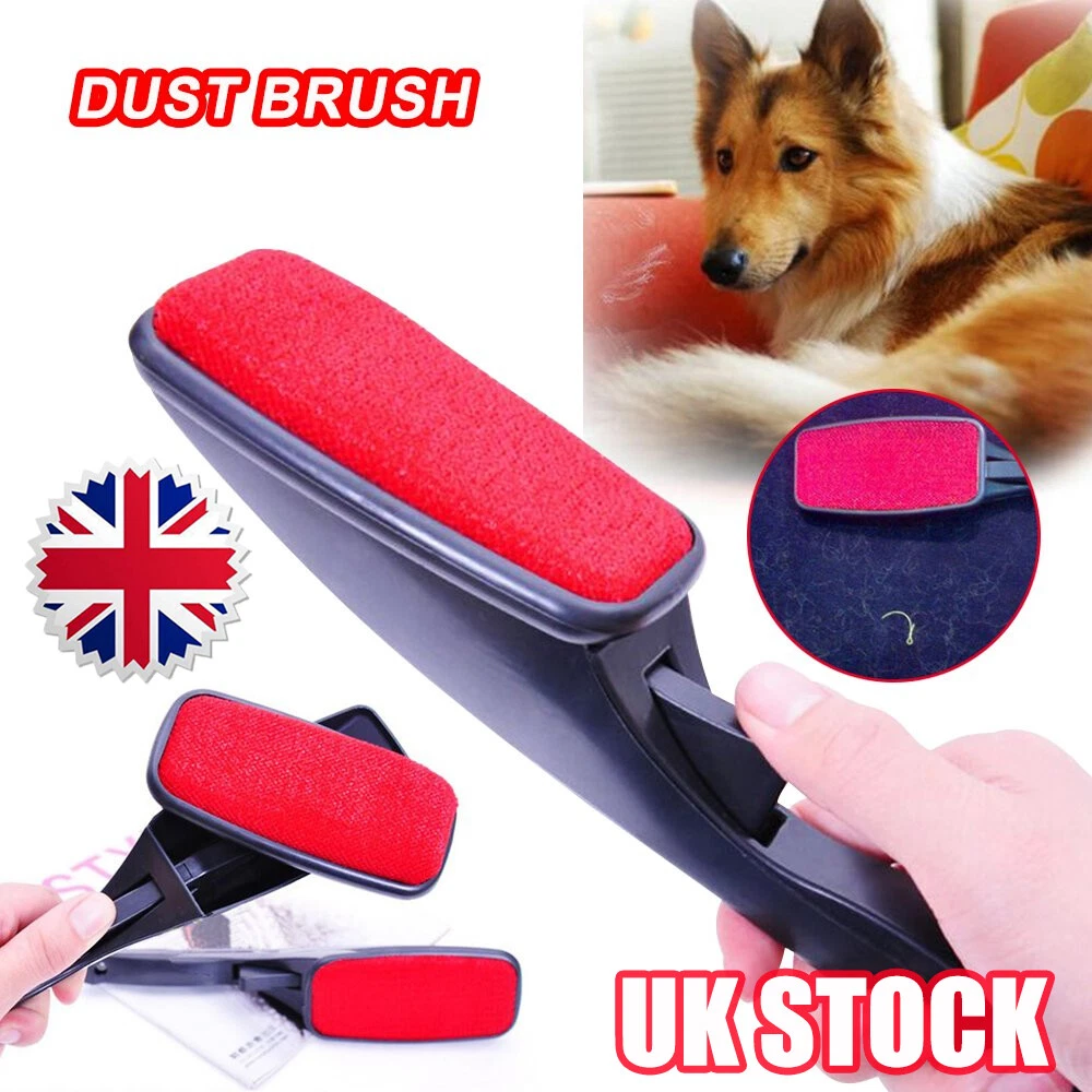 Lint Magic Brush Fluff Clothes Pet Dog Cat Hair Remover Cloth Fabric Clean QS