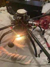 diy drone kit w ski naza navigating, carbon fiber frame, go pro ready