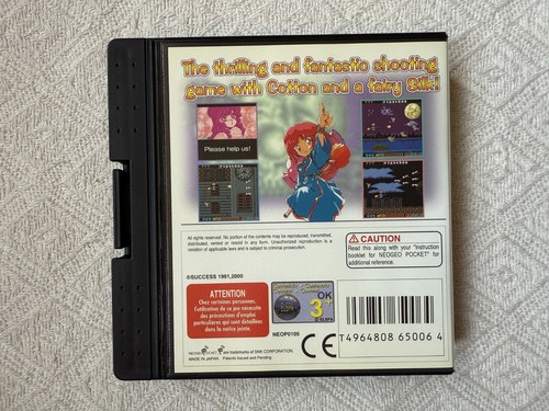 Cotton Fantastic Night Dreams Neo Geo Pocket Color - UK PAL VGC CIB - Tracked - Picture 6 of 24