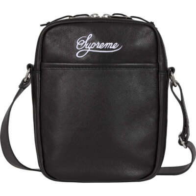 バッグ Supreme x Nike Leather Shoulder Bag Supreme x Nike Leather Shoulder Bag Black SS25 BRAND NEW IN