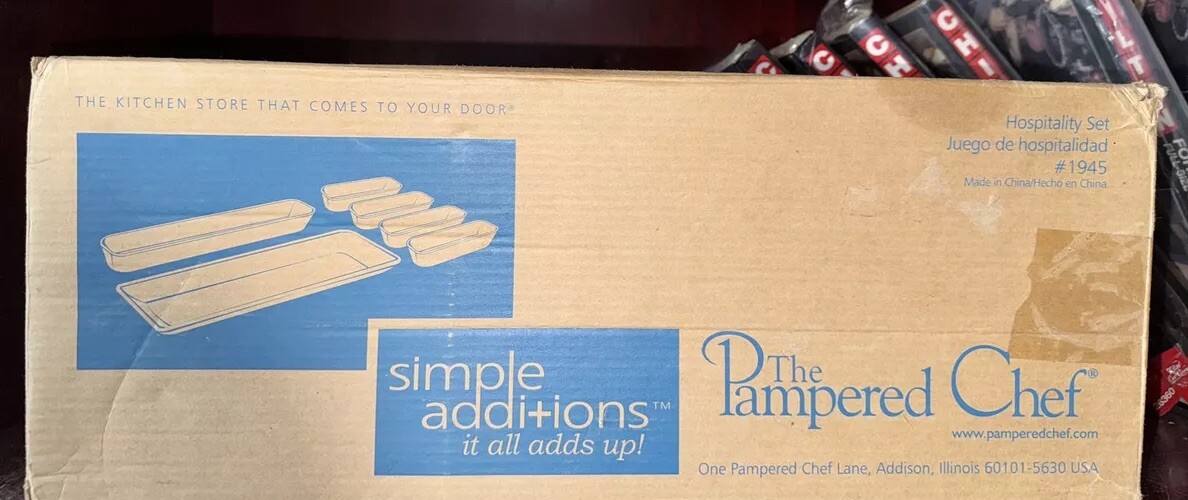 Pampered Chef Simple Additions Hospitality Serving Dishes
