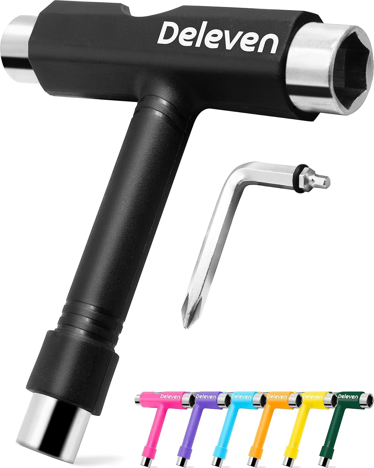 Deleven Skate Tool All-In-One Lightweight Portable Skateboar