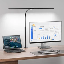 Desk Lamps for Home Office, 12W Flexible Gooseneck Smart Lighting, Ultra-Brig