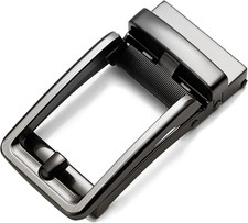 40Mm Ratchet Belt Buckle Only for 1 3/8 Slide Belt Strap, Automatic Click Buckle