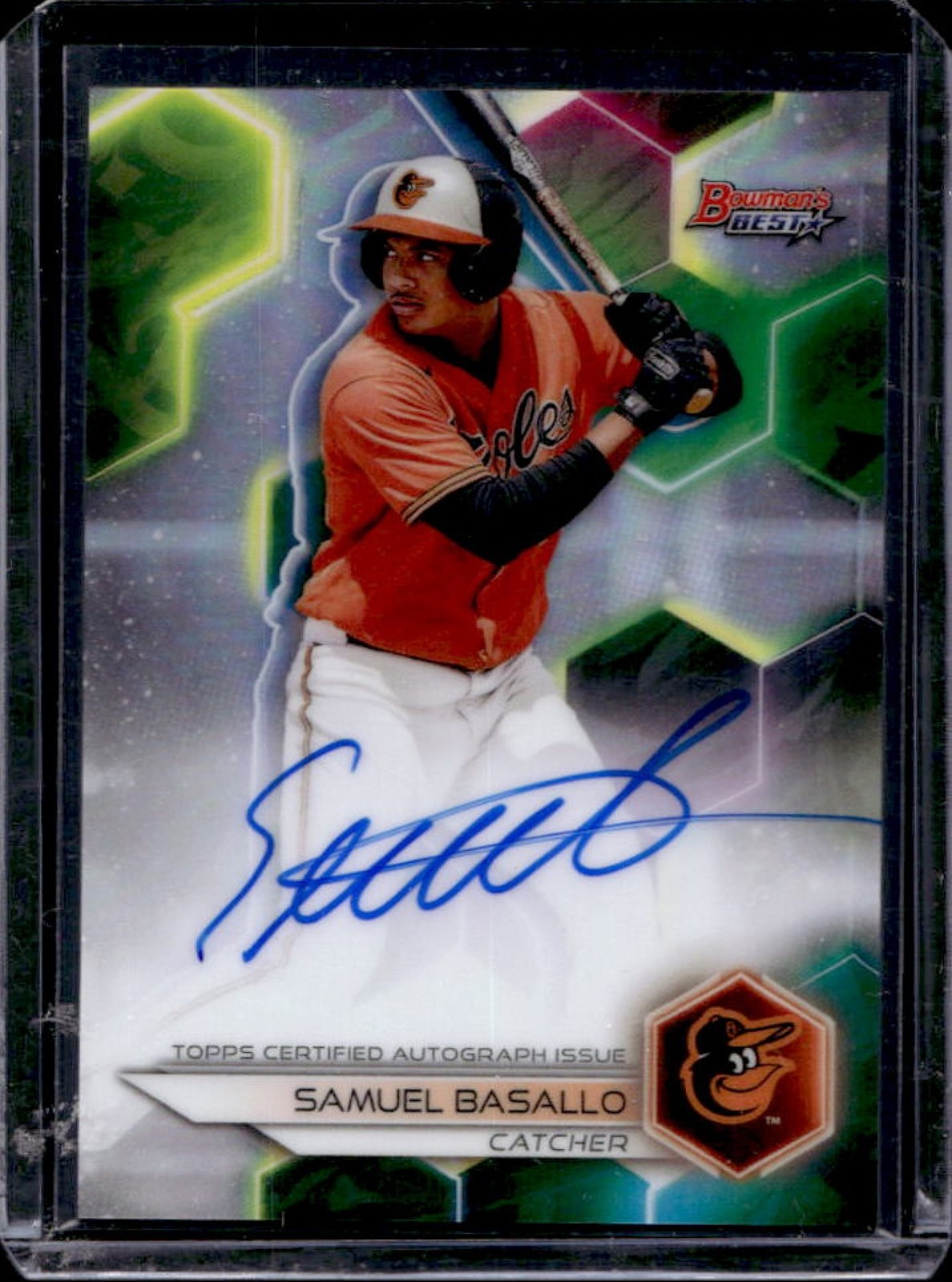 2023 Bowman's Best Samuel Basallo Auto Refractor #B23-SB Orioles
