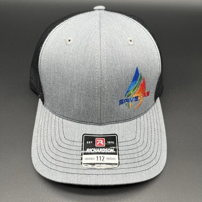 Save Gas Richardson 112 Trucker Hat Gray Adjustable Snapback Cap New
