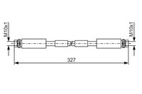 Bosch Bremsschlauch VA Fuer VAG 1987476856