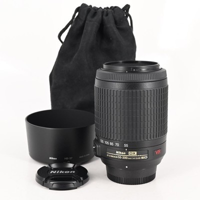 Nikon Nikkor AF-S 55-200mm f4-5.6 G ED DX VR Lens AFS *Read #782