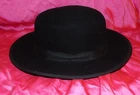 ? Authentic Amish Man Handmade Wool Flying Cloud Hat Lanchaster PA. Size 7 5/8