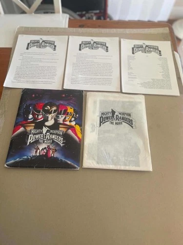 Mighty Morphin Power Rangers The Movie Press Kit Lobby Photos Pressbook Set Rare