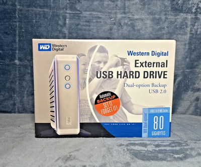 Western Digital Dual-Option 80GB External 7200RPM (WDXUB800BBNN) HDD