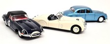 Corgi 1/43 Jaguar X3 XK120 E-Type & MK2 Set Diecast Scale Model Cars