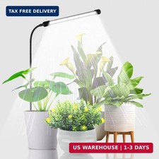 Grow Light for Indoor Plants Growing, 6000K Full Spectrum Gooseneck Plant