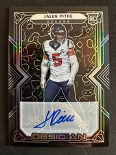 2022 Panini Obsidian Rookies RC Jalen Pitre #156 Auto /199