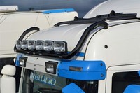 DachträGer + LED Spot + Flush Leds FüR Scania P G R 6 Serie 09+ Highline Schwarz