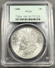 1900 Morgan Dollar $1 - PCGS MS64 - OGH 2.1 Green Holder Blast White PQ