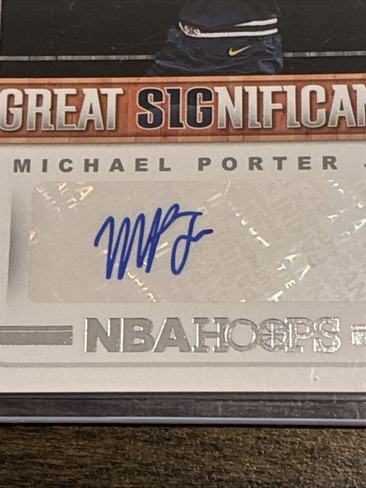 2018-19 Panini NBA Hoops - Michael Porter Jr Great Significance RC AUTO - Image 3 of 3