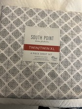 South Point Home Fashions 4-piece Microfiber Sheet Set, Houghton