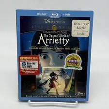 The Secret World of Arrietty (Blu-ray/DVD, 2012, 2-Disc Set) for