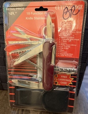 Cutting Edge 18-Function Pocket Knife Multi Tool 