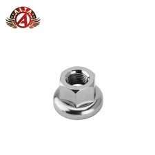 ALTA 9x1mm Front Axle Nut Chrome Rotating Washer 1 Speed Fixie Bike Hub Bicycle.