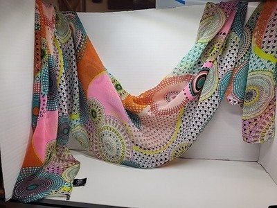 2 Chic Women's Boho Scarf 71''×18''