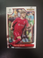 Harvey Elliott 2021-22 Topps Merlin Chrome UEFA Base #122 Liverpool FC