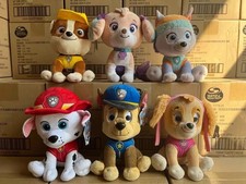 Paw Patrol Plush 9" Stuffed Animal Toy Chase Skye Marshall Rubble Everest Dog
