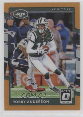 2017 Donruss Optic Orange Prizm 3/199 Robby Anderson #13 8k4