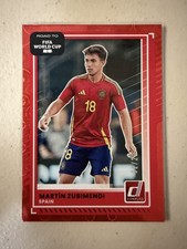 2025 Panini Donruss Road To FIFA World Cup Martin Zubimendi Red Pyramids /20