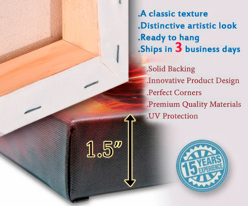 Andy Warhol 牛流行艺术帆布印花,大号 3 面板墙艺术,可悬挂 — 第 4/4 张图片