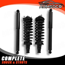 4Pcs Shocks Struts & Coil Spring Assembly For 2002-2004 Oldsmobile Bravada 4.2L