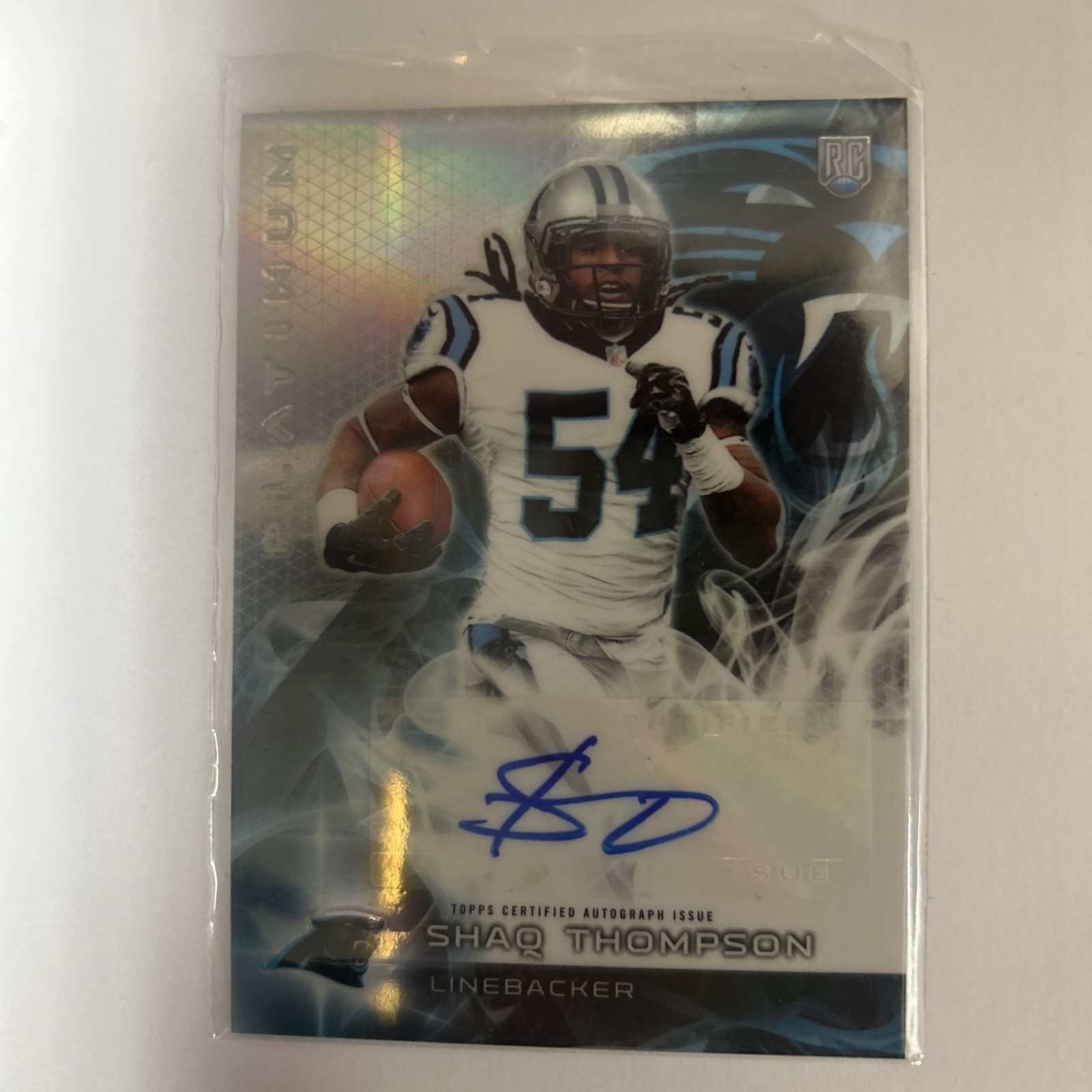 Shaq Thompson Topps Platinum Autograph Rookies #ARST Base